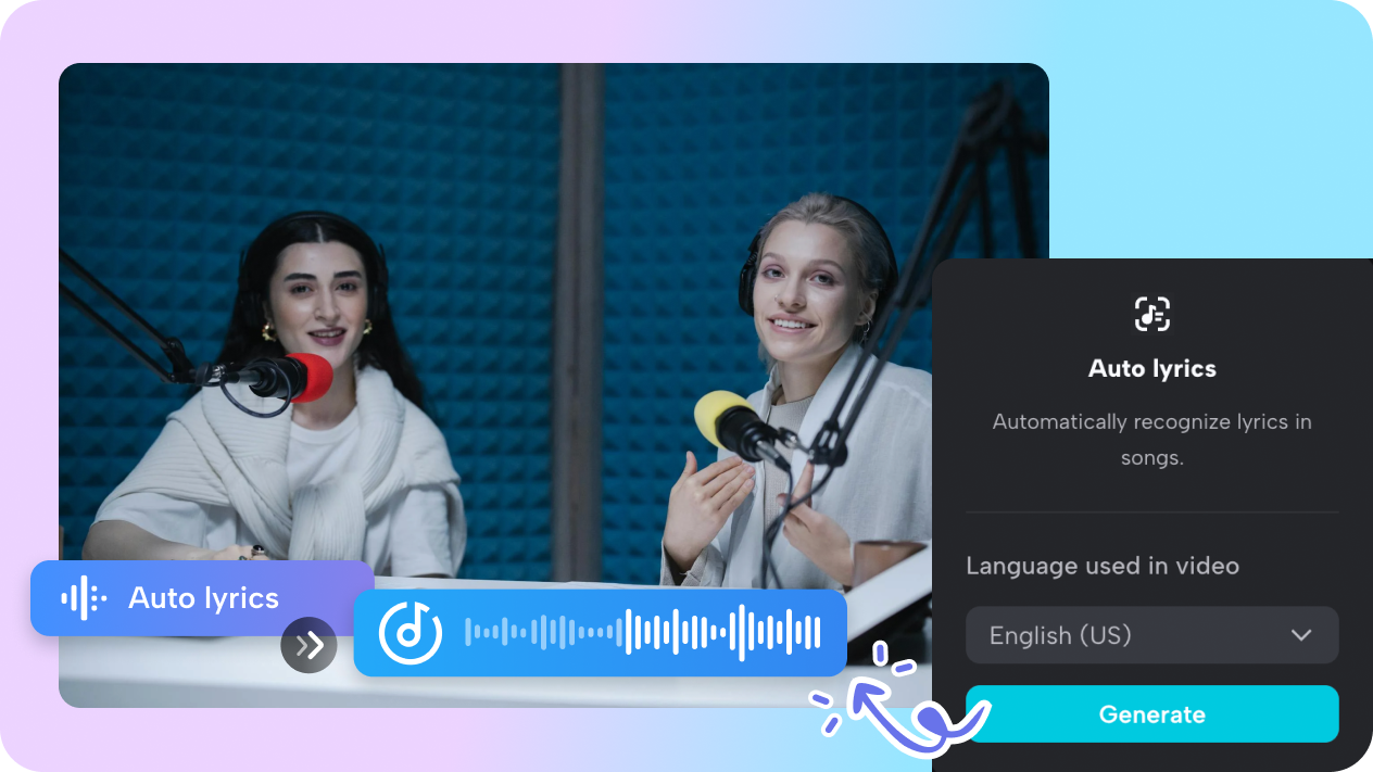 Powerful editing tools for karaoke video creation